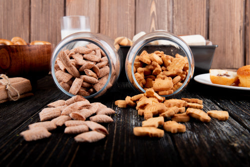 Pig ears and cow ears in traditional dog treat choices