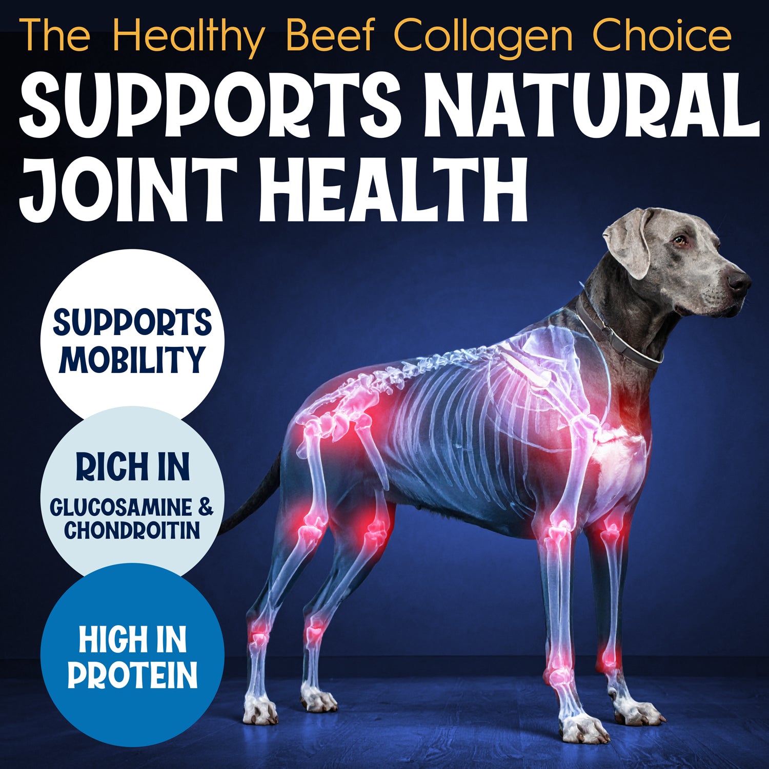 6-Inch Beef Collagen Sticks