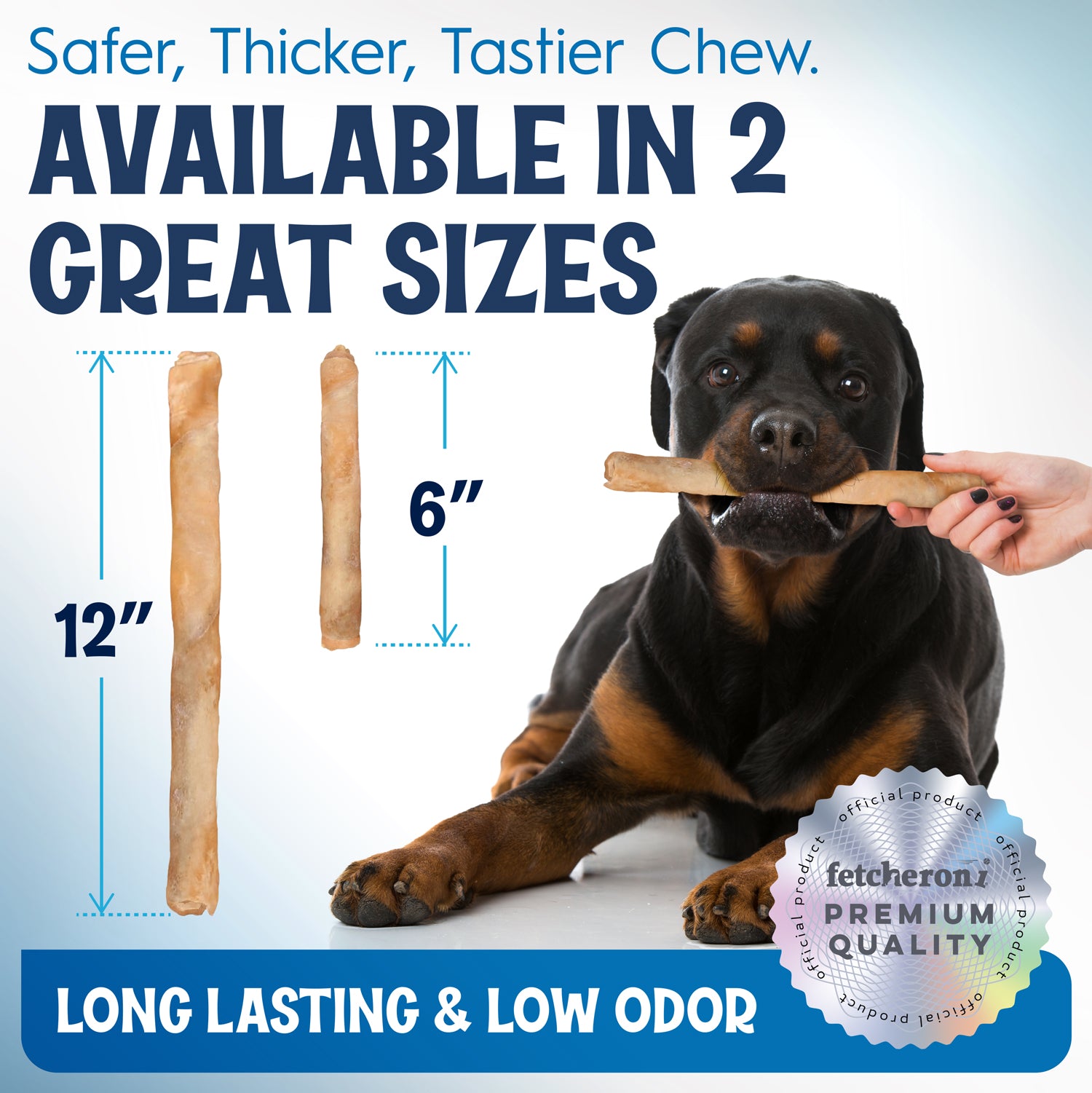 6-Inch Beef Collagen Sticks