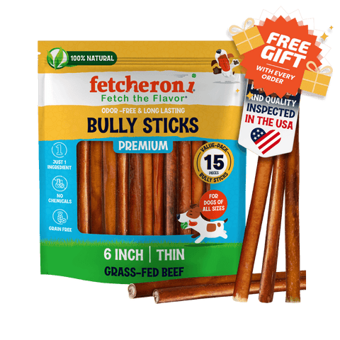 Thin Bully Sticks for Dogs