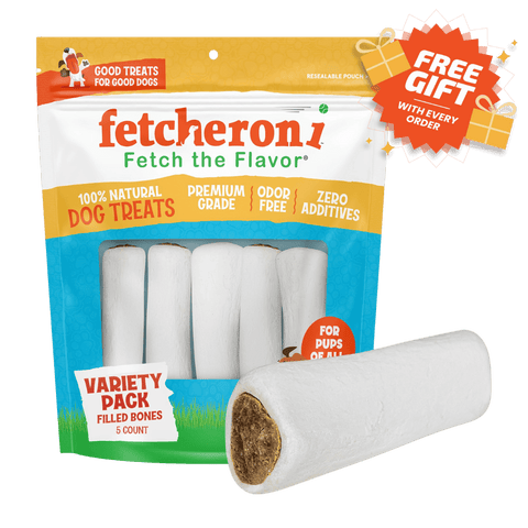 3-4 Inch Filled Dog Bones